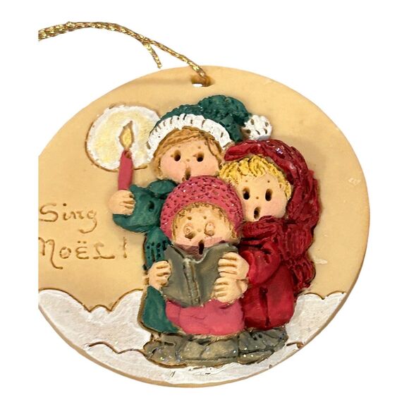 Vintage La Berge Christmas‎ Handmade Ornament Lot Of 3 Nativity Angel - Picture 2 of 6
